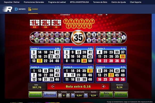 Experimente a emoção do bingo online na Rushbet
