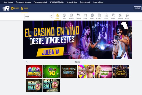 Bingo online en Rushbet