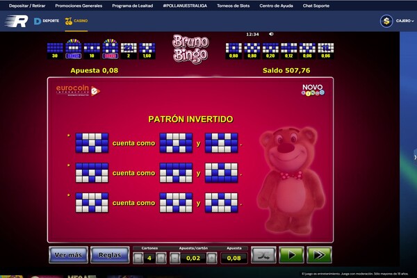 Símbolos y elementos del bingo en Línea