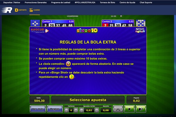 Porcentajes y probabilidades de jugar y ganar en Bingo