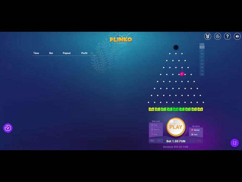 Regístrate y juega a Plinko en línea Register and Play Plinko